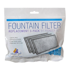 Filtros de repuesto Pioneer Pet para fuente plástica, mantienen el agua fresca y libre de residuos.