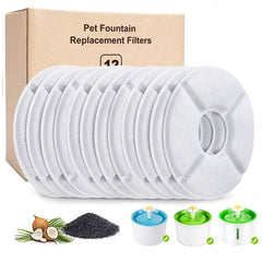PK.ZTopia filtro para fuente de gato 84oz-2,5L, agua más limpia para beber