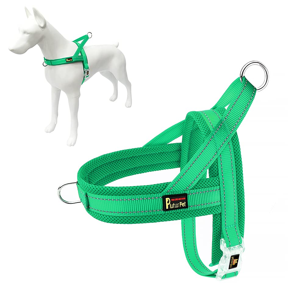 Arnés Plutus Pet sin tirones con malla ventilada para paseos cómodos