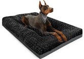 Cama POCBLUE Deluxe para perro de 35x23, descanso cómodo.