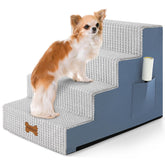 POCBLUE escaleras para perros en cama con 4 pasos para subir y bajar fácilmente