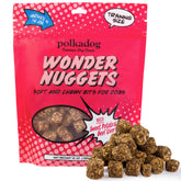 Friandise Polkadog Wonder Nuggets: morceaux tendres boeuf-patate-douce pour chien