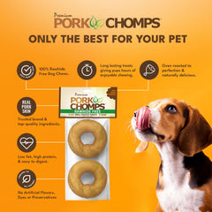 Pork Chomps ingredientes de calidad, piel de cerdo como primer ingrediente