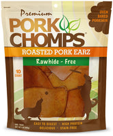 Pork Chomps orejas de cerdo asadas: digestibles y sabrosas para perros activos