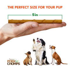Pork Chomps: piel de cerdo rica en proteína y colágeno.