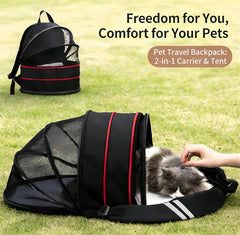 Portador mochila perro interior doble confort, funda lavable y desmontable.