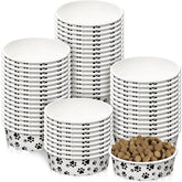 Potchen platos desechables para perro pequeño con patrón lindo, ideal para viajes o uso diario.
