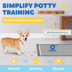 Powools almohadillas de entrenamiento canino con 6 capas para mayor absorción.