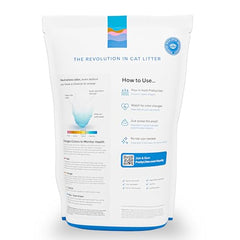 PrettyLitter empaque ligero de seis libras facilita el manejo y almacenamiento