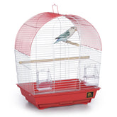 PH Prevue Hendryx jaula para aves con domo coral, ideal para jaulas pequeñas