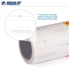 Prevue T3 Cage Liner talla universal para múltiples tamaños de jaula.