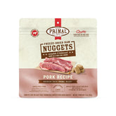Primal bocaditos de cerdo en envase, opción conveniente para alimentación diaria.