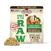 Primal Kibble en Crudo: bolsa de 5.4 lb para alimentar razas pequeñas sin hidratación.