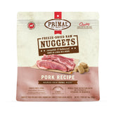 Bocados Primal de cerdo en empaque, opción práctica para almacenamiento.
