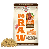 Primal Pet Foods, bolsa de 1,5 libras, kibble crudo para conveniencia diaria.