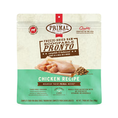 Primal Pronto Mini Nuggets de Pollo con cuchara para porciones precisas.