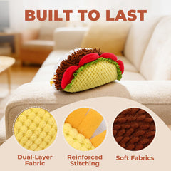 Taco de peluche Prime Pets para juegos en interiores