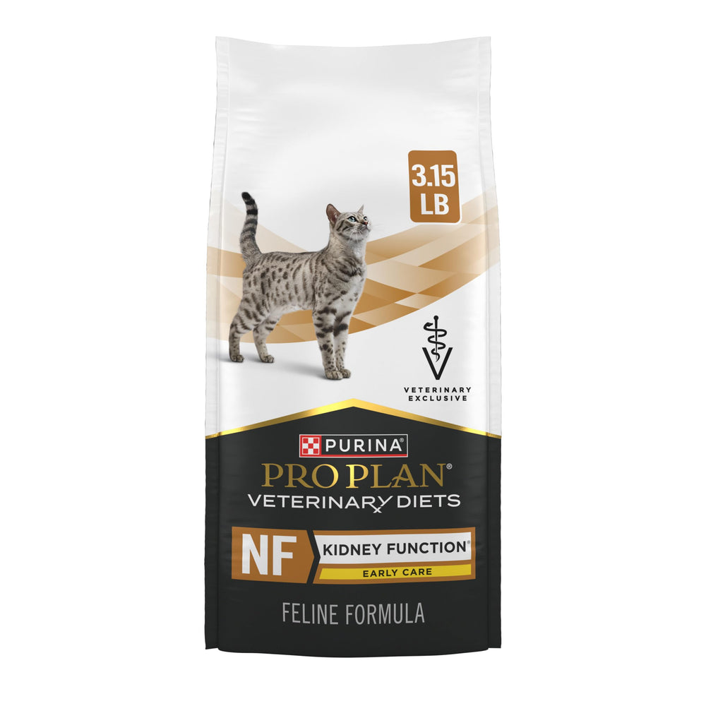 Pro Plan Veterinary Diets NF función renal croquetas, apoyo potencial para la salud renal de gatos.