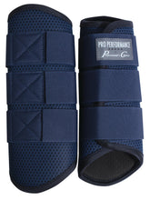 Professional's Choice Pro Performance Elite XC botas traseras, azul marino, diseño transpirable para cabalgatas