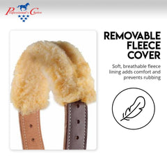 Collar de cuero duradero de Professional's Choice con ajuste reversible para uso diario.