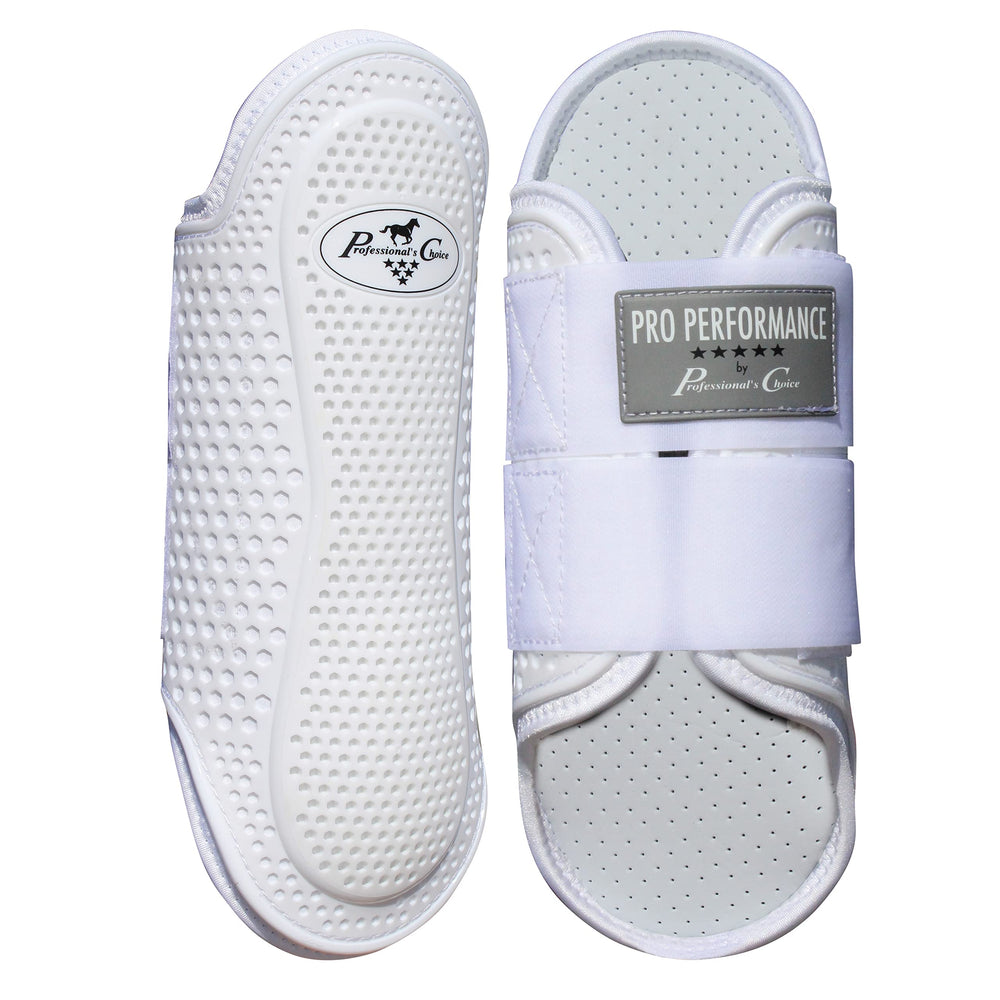 Professional's Choice Pro Performance Splint Boot con malla duradera, ideal para entrenamientos prolongados.