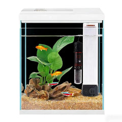 Pronetcus acuario de 2 galones con calentador, luz y filtración para bettas