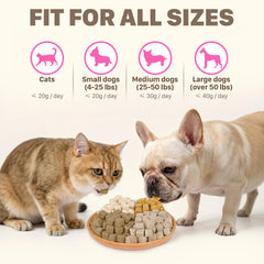 Puddonio: uso como cobertura para la comida de gatos, añade sabor.