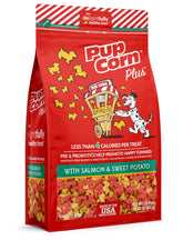 Pup Corn Plus con salmón y batata dulce, premio crujiente para masticar