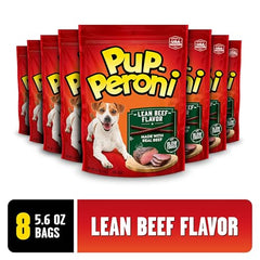 Pup-Peroni Lean Beef: textura blanda de bocaditos, premio sabroso para tu perro