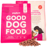 Pupford alimento para perros croquetas secas con cordero y salmón para energía diaria.
