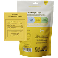 Pupford Crunchy Jerky: tiras para recompensa que motivan sesiones de juego y entrenamiento.