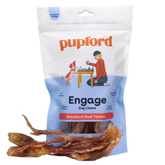 Pupford Tendones de res en empaque: recompensa sabrosa para entrenamiento diario.