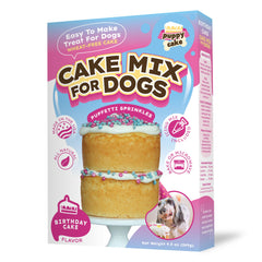 Puppy Cake muestra la mezcla para pastel sin trigo de sabor suave