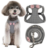 Puppytie arnés XXS vista frontal, cómodo para paseos sin tirones