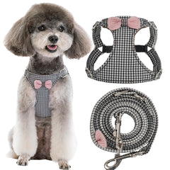 Puppytie arnés XXS vista frontal, cómodo para paseos sin tirones