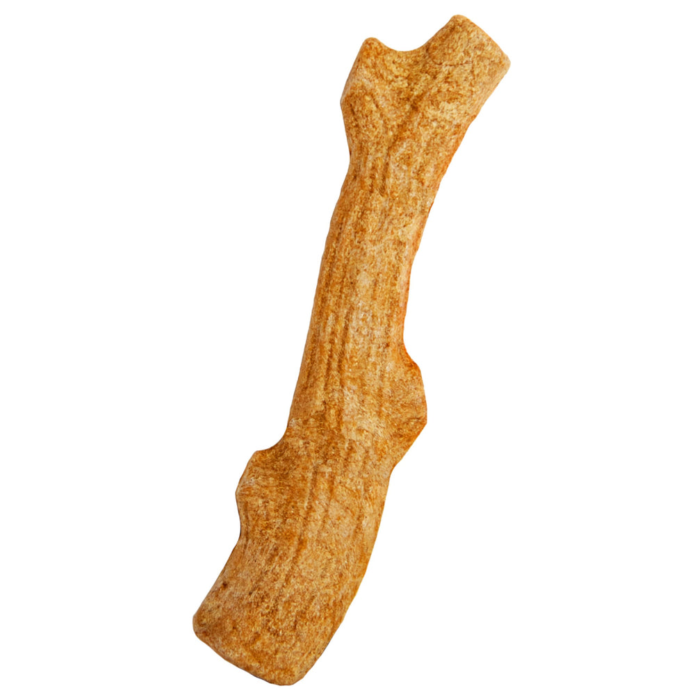 Pupstages bastones de madera natural para masticar, ideal para perros pequeños.