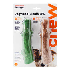 Pupstages Dogwood sabor menta para aliento fresco durante la masticación.
