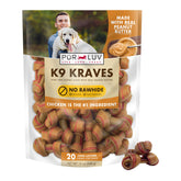 Pur Luv K9 Kraves: os mini avec poulet et beurre de cacahuète, goût riche.