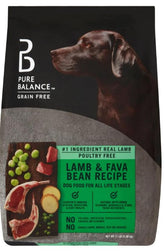 Pure Balance croquetas para perros con cordero y habas en bolsa, nutrición diaria.