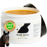 Pure Sole cera para cascos en envase, aplicación fácil.