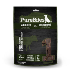 PureBites carne de res pura en tiras, snack natural para entrenamiento