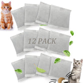 PurifyLogix: 12 bolsas de carbón activo para caja de arena con capucha, control de olores.