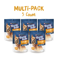 Purina Busy Bone Jerky Wraps, res envuelto en pollo para masticar.