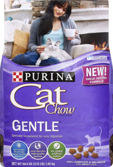 Purina Cat Chow Gentle: bolsa de alimento seco para gatos, uso diario.