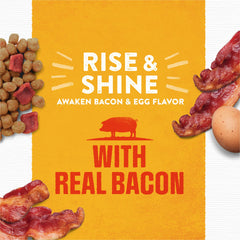 Purina Moist & Meaty Rise and Shine textura blanda y jugosa en cada bocado.