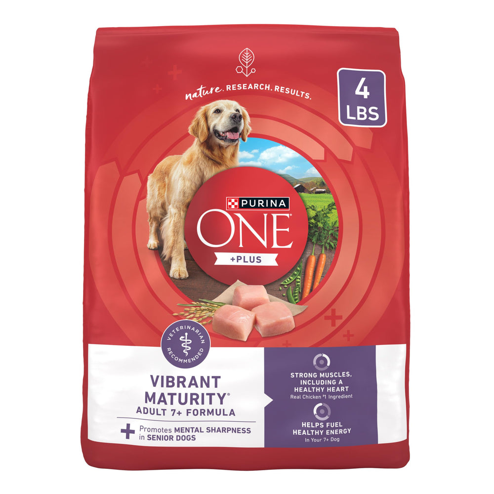 Purina ONE croquetas crujientes para senior 7+, favorecen la masticación y el apetito.