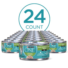 Purina ONE Indoor Advantage: textura de pate suave, fácil de comer para gatos exigentes.