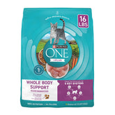 Purina ONE Plus: alimento seco de pollo para gato, 16 lb, sabor que atrae.