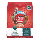 Purina ONE Plus para cachorros grandes, bolsa de alimento seco para crecimiento muscular