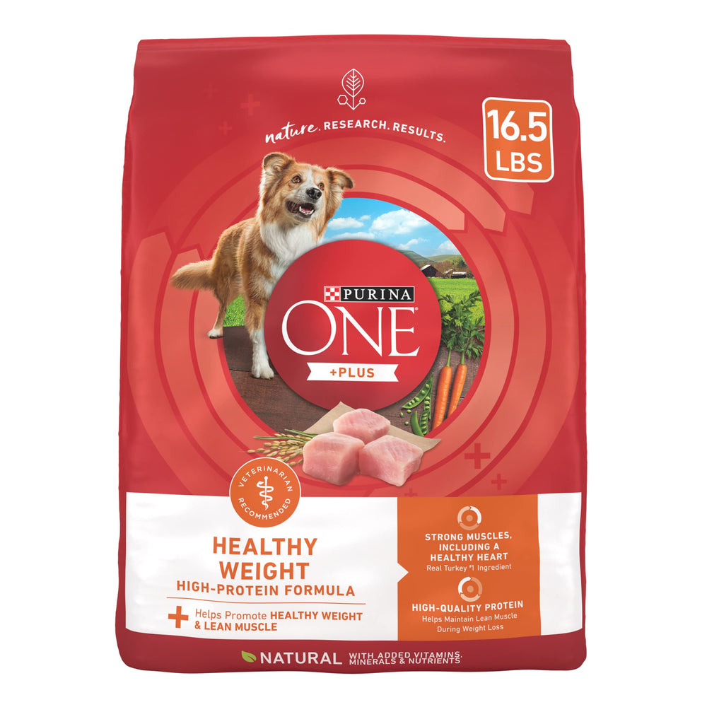 Purina ONE Plus Peso Saludable: bolsa grande de comida seca para perros adultos.
